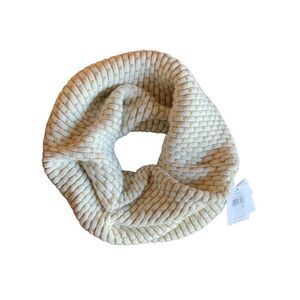 Calvin Klein cream twisted neck infinity scarf